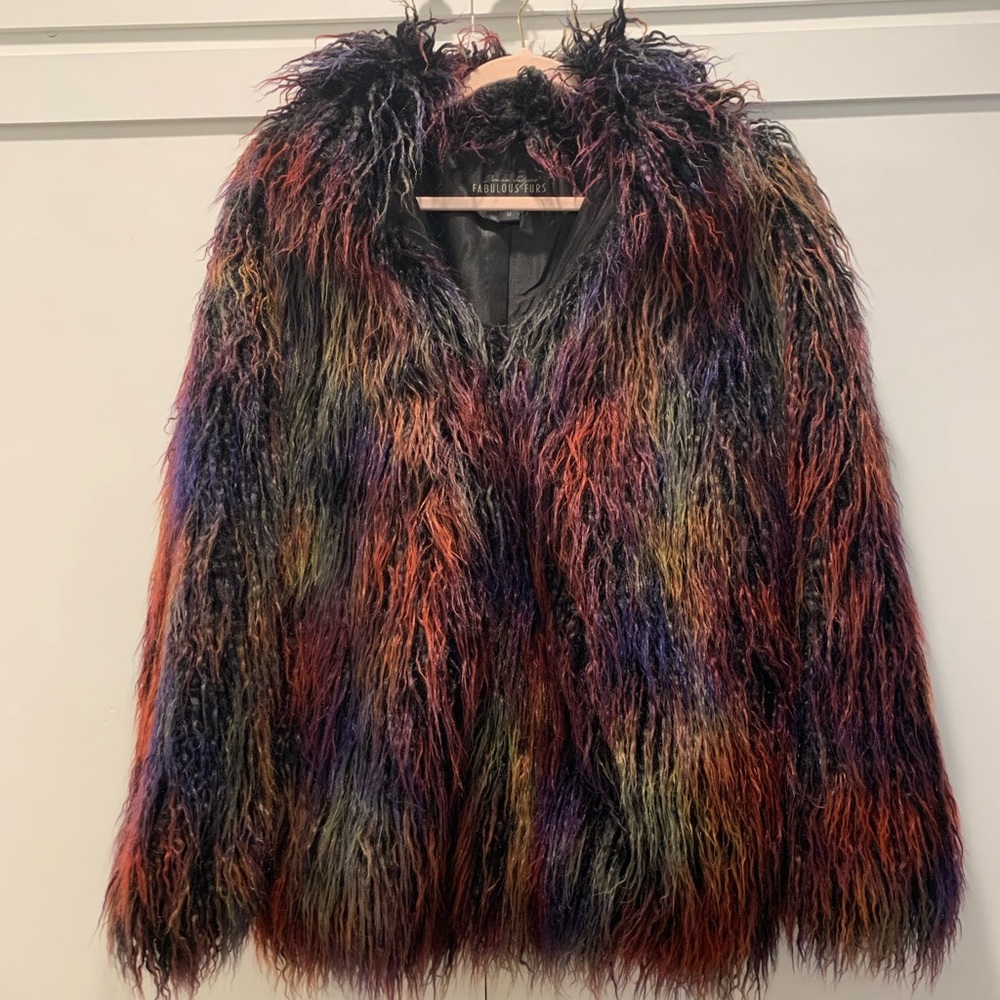 Authentic Donna Salyer’s Luxury Faux Fur Coat